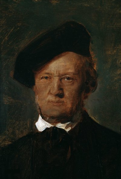 Portret van Richard Wagner 1813-1883, ca. 1870 door Franz von Lenbach