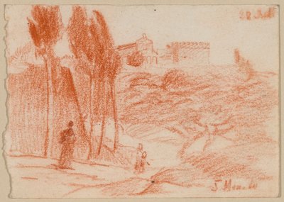 S. Miniato al Monte in Florence door Franz von Lenbach