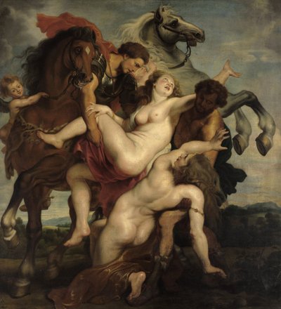 De dochters van Leukypos, kopie naar Rubens