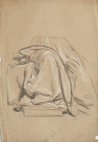 Draperiestudie door Franz von Matsch