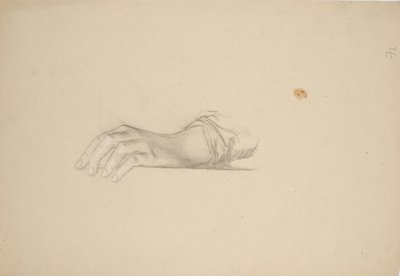 Handstudie door Franz von Matsch