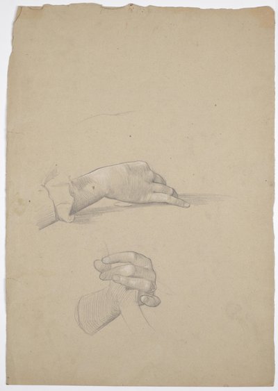 Handstudien door Franz von Matsch