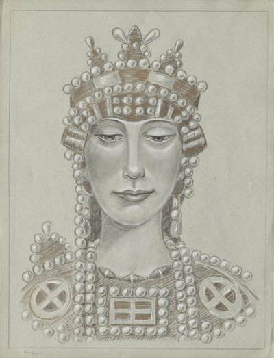 Keizerin Theodora door Franz von Matsch