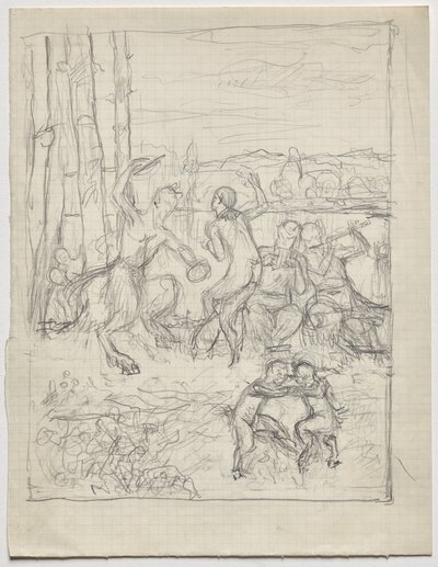 Dans van de faunen door Franz von Matsch