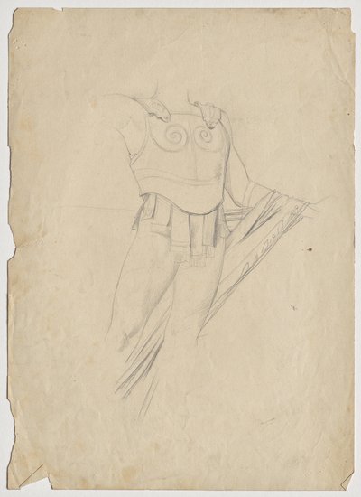 Torso met borstharnas door Franz von Matsch