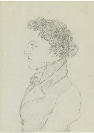 Franz Schubert 1797-1828, op 17-jarige leeftijd, ca. 1814 door Franz von Schober