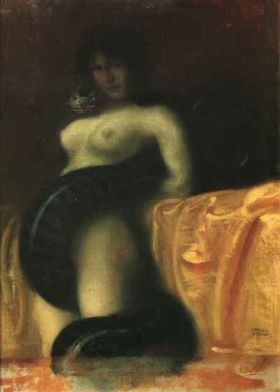 De slangenvrouw door Franz von Stuck
