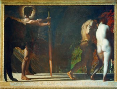 Het verloren paradijs door Franz von Stuck