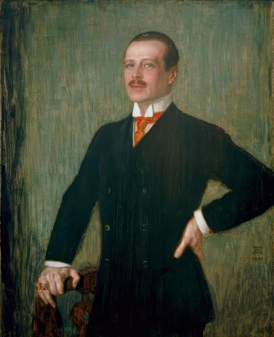 Ernst Ludwig van Hessen / Schilderij door Stuck door Franz von Stuck