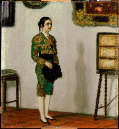 Franz v. Stuck, Mary als torero door Franz von Stuck