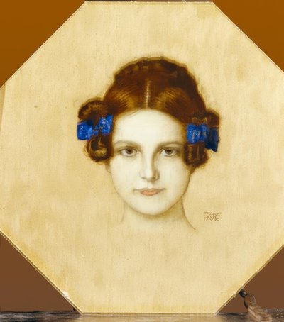 Franz von Stuck, Mary met blauwe linten door Franz von Stuck