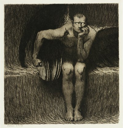 Lucifer door Franz von Stuck