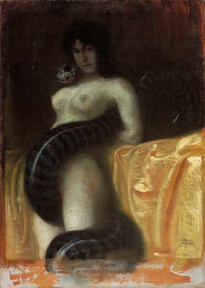 Sensualiteit, ca. 1891 door Franz von Stuck
