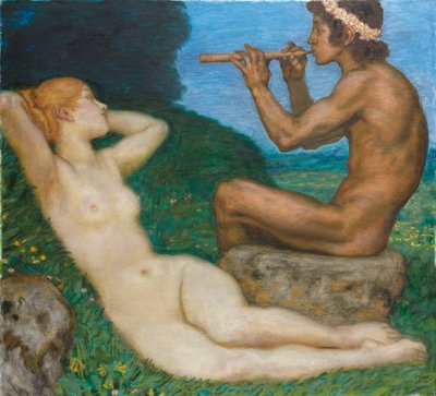Lenteliefde door Franz von Stuck