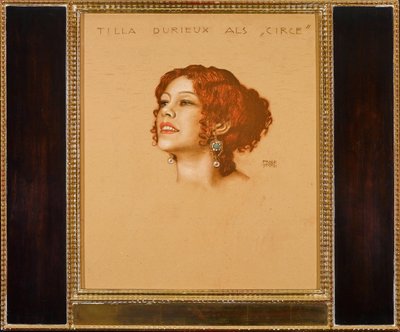 Tilla Durieux als Circe door Franz von Stuck