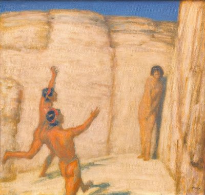 Wedstrijd door Franz von Stuck
