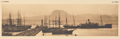 Patras. De haven door Frédéric Boissonnas