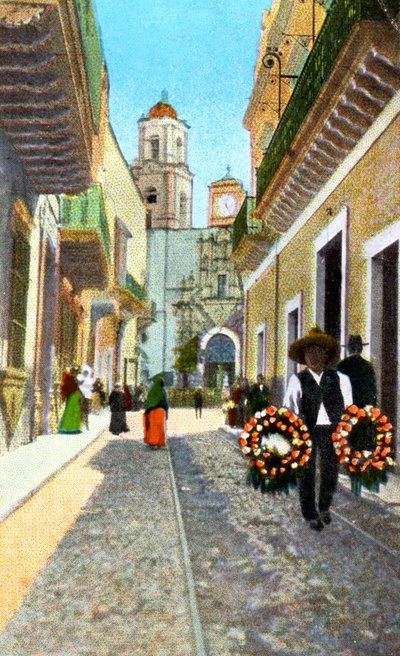 Guanajuato, Mexico, 1910 door Fred Harvey