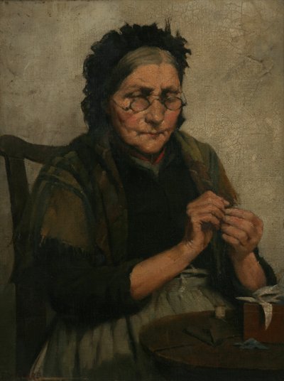 De Draad van het Leven Loopt Nog Soepel, 1885 door Fred Millard