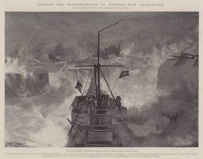 Testen van de zeewaardigheid van torpedobootjagers door Fred T. Jane