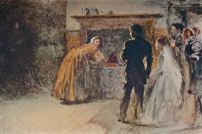 Scène uit Jane Eyre door Fred Walker