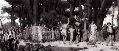 De Daphnephoria, gedrukt in Parijs door Photogravure Goupil, pub. door The Fine Art Society door Frederic (after) Leighton