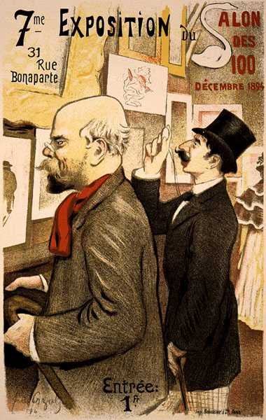 Reproductie van een poster die de 