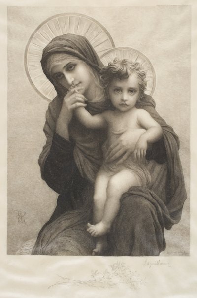 Madonna en Kind door Frederic Auguste Laguillermie