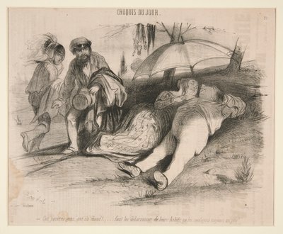 Deze arme mensen, hebben ze het warm! door Frederic Bouchot