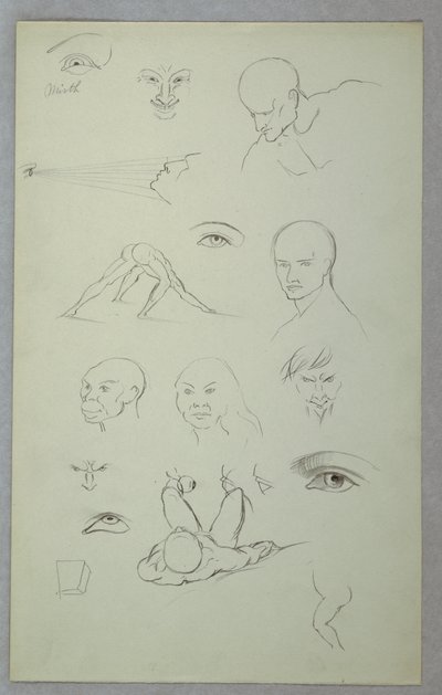 Anatomische Studies door Frederic Edwin Church