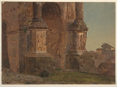 Boog van Septimius Severus, Rome door Frederic Edwin Church