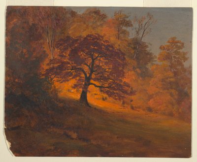 Herfstbladeren door Frederic Edwin Church