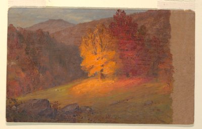 Herfstlandschap door Frederic Edwin Church