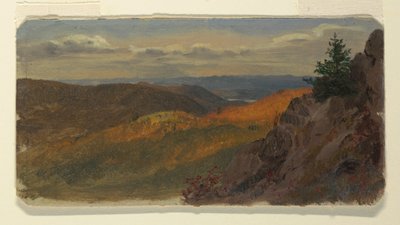 Herfstlandschap in New England door Frederic Edwin Church