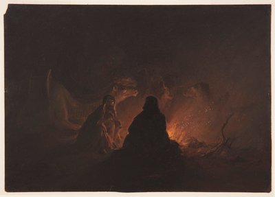 Bedoeïenen in kamp 