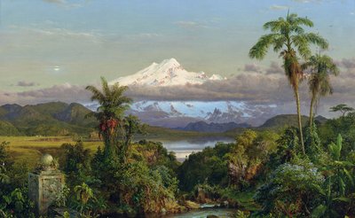 Cayambe, 1858 door Frederic Edwin Church