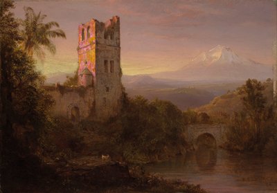 Chimborazo Vulkaan door Frederic Edwin Church