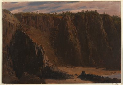 Kliffen bij Grand Manan door Frederic Edwin Church