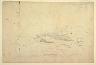 Wolkstudies door Frederic Edwin Church