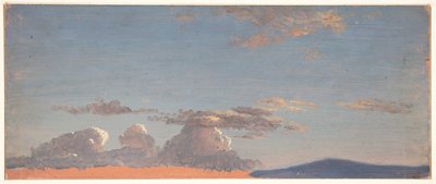 Wolkstudie door Frederic Edwin Church