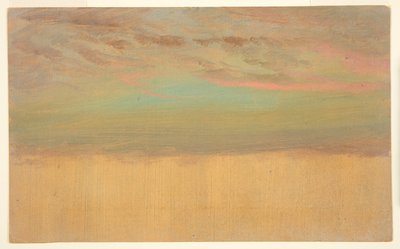 Wolkstudie door Frederic Edwin Church