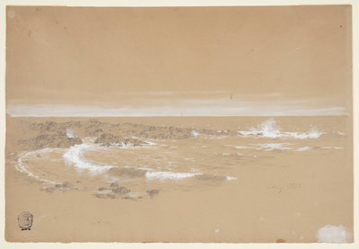 Kustlijn, Grand Manan, Canada door Frederic Edwin Church
