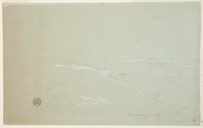 Damascus, Syrië, gezien vanuit het noordwesten, deel 1 door Frederic Edwin Church
