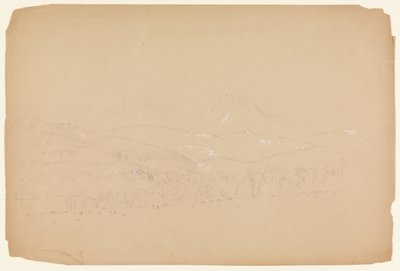 Ver uitzicht op de Katahdin getoond vanuit het westen door Frederic Edwin Church