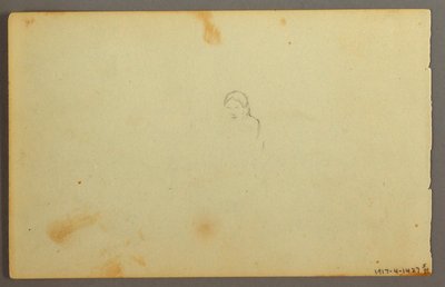 Tekening, Brede vallei met boerderijen, 1844 door Frederic Edwin Church