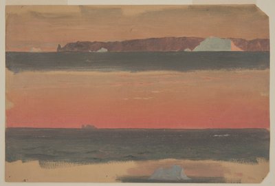 Tekening, Cape St. John, Newfoundland, 1 juni 1859 door Frederic Edwin Church