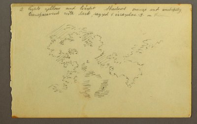 Tekening, Wolkenstudie, 1845 door Frederic Edwin Church