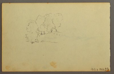 Tekening, Wolken, 1844 door Frederic Edwin Church