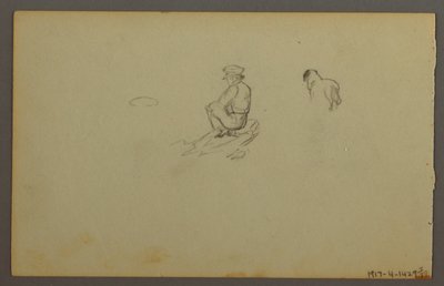 Tekening, Duinen, 1844 door Frederic Edwin Church