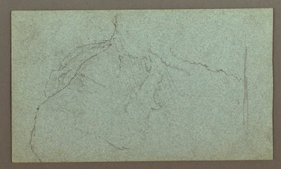 Tekening, watervallen, mogelijk 1868 door Frederic Edwin Church